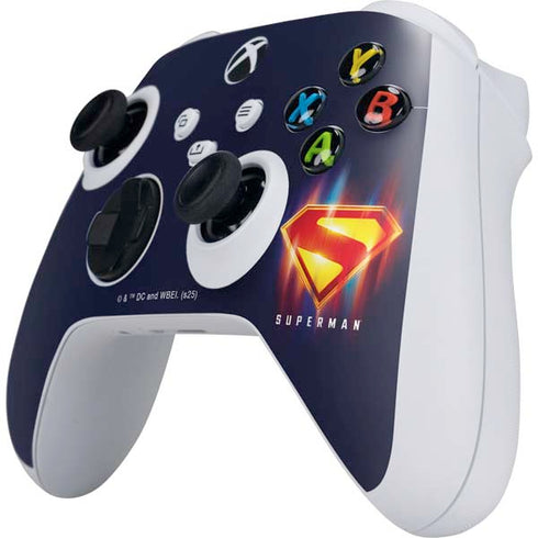 Superman 2025 Energy Shield Neon Emblem Xbox Series S Controller Skin